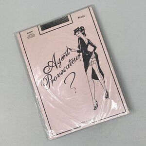 Agent Provocateur Fishnet Black Stockings B New